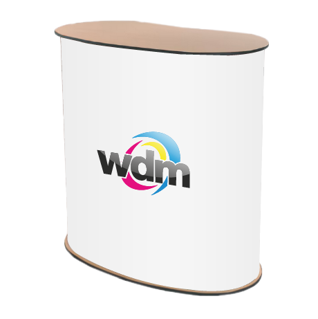 Messetheke Basic | B 91 cm x H 92,6 cm x T 47 cm | bedruckt