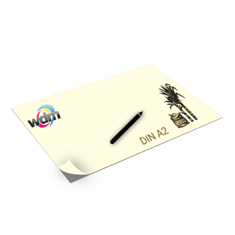 Drucksachen aus Zuckerrohrpapier