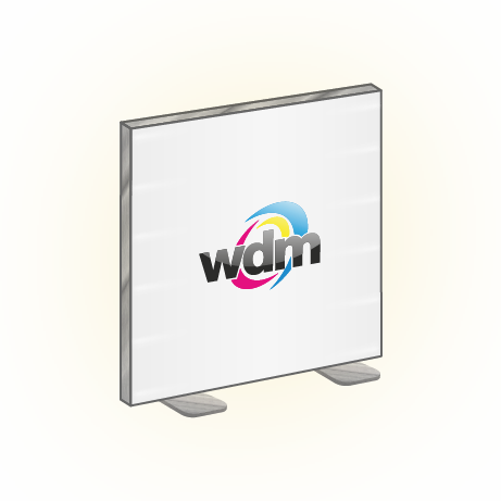 Textilspannrahmen LED freistehend | B 300 cm x H 200,5 cm | bedruckt