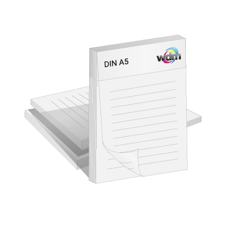 Blöcke ohne Deckblatt | DIN A5 | beidseitig bedruckt