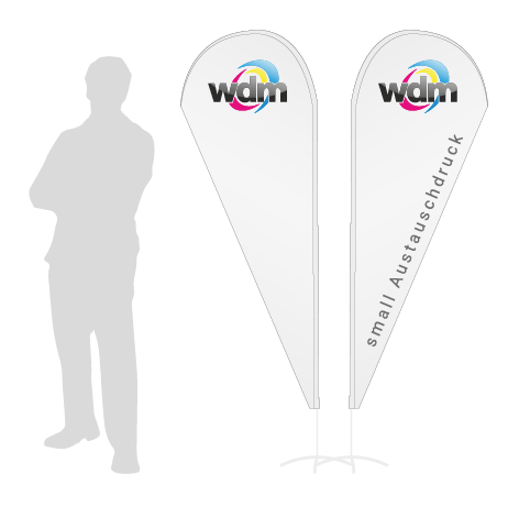 Beachflag Drop Austauschdruck | Small (210 cm) | beidseitig bedruckt