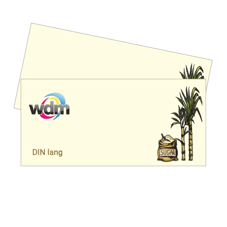 Drucksachen aus Zuckerrohrpapier