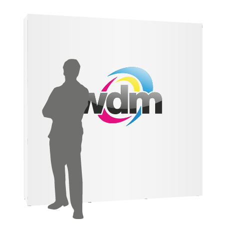 Textilfaltwand | 3 x 3 Felder gerade | einseitig bedruckt