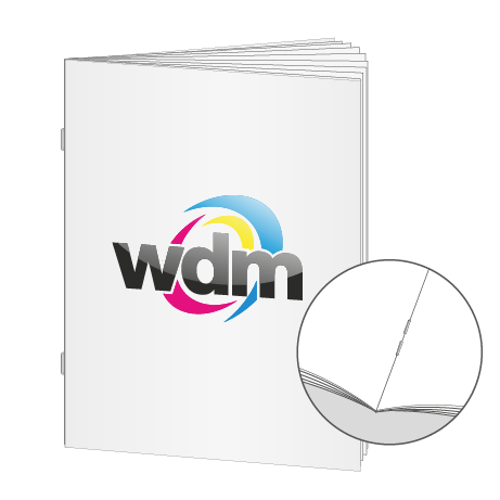 Broschüren Drahtheftung DIN A6