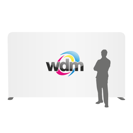 Textilwand ALU | 500er gerade | einseitig bedruckt