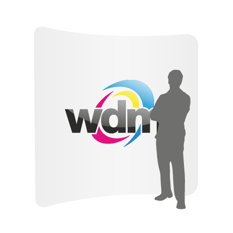 Textilwand ALU | 240er gebogen | einseitig bedruckt