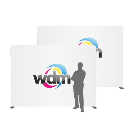 Textilwand ALU | 300er gerade | beidseitig bedruckt