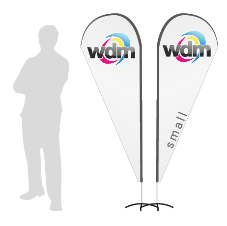 Beachflag Drop | Small (210 cm) | beidseitig bedruckt