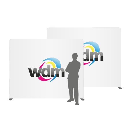 Textilwand ALU | 240er gerade | beidseitig bedruckt