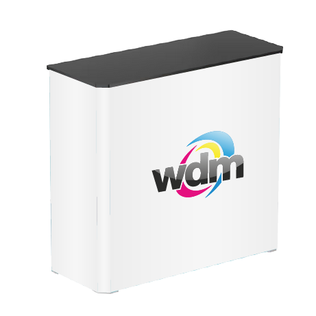 Messetheke FASTFRAME™ | B 102 cm x H 102,5 cm x T 41 cm | bedruckt