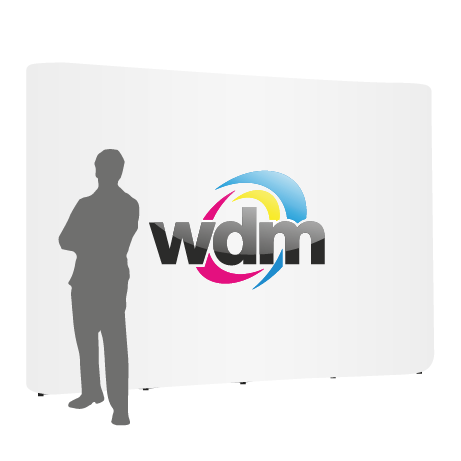 Pop-Up Faltwand | 4 x 3 Felder gerade | einseitig bedruckt