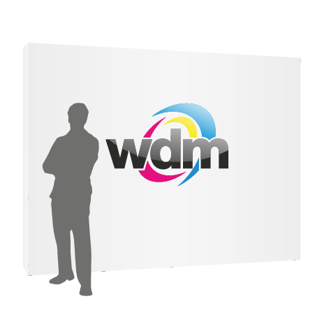 Textilfaltwand | 4 x 3 Felder gerade | einseitig bedruckt