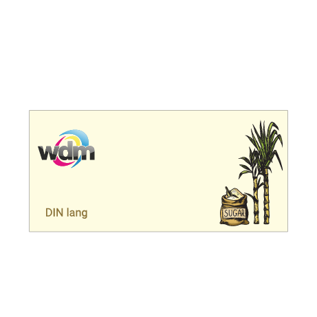 Drucksachen aus Zuckerrohrpapier