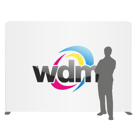 Textilwand ALU | 300er gerade | einseitig bedruckt