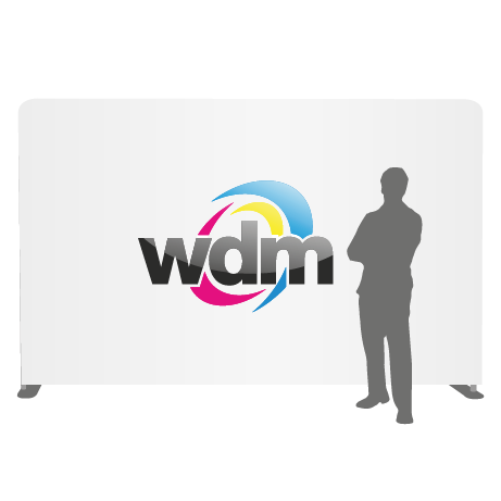 Textilwand ALU | 400er gerade | einseitig bedruckt